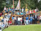 Gruppenfoto im Waldpiraten-Camp in Heidelberg